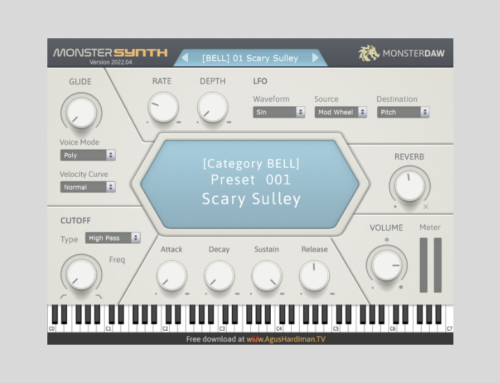Monster Synth es un ROMpler de instrumentos virtuales GRATUITO de Agus Hardiman